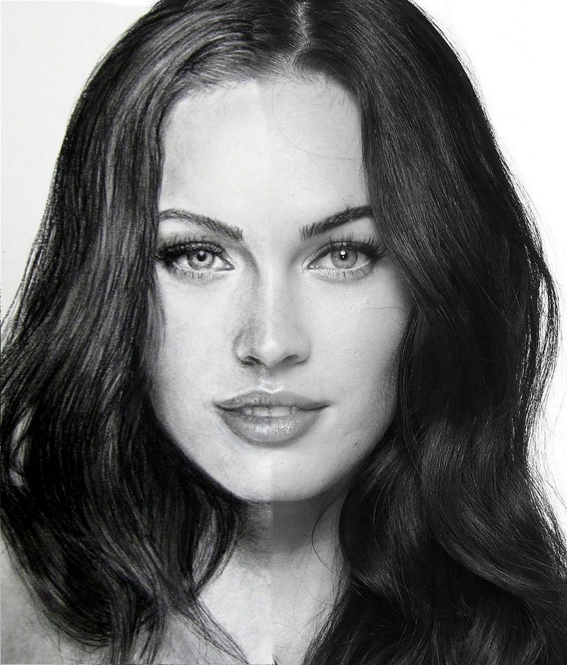 Megan Fox Drawing Picture