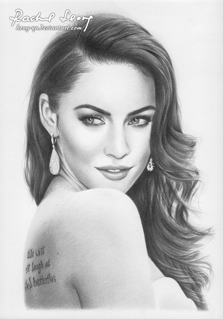 Megan Fox Drawing Sketch