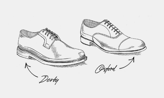 Men Shoes Pic Drawing