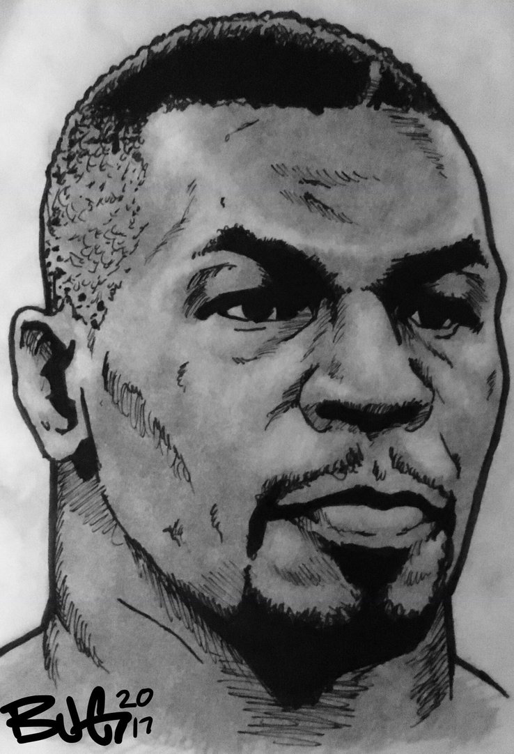 Mike Tyson Drawing Art