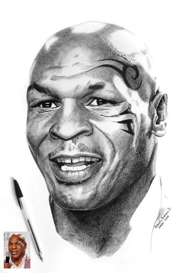 Mike Tyson Drawing Photo