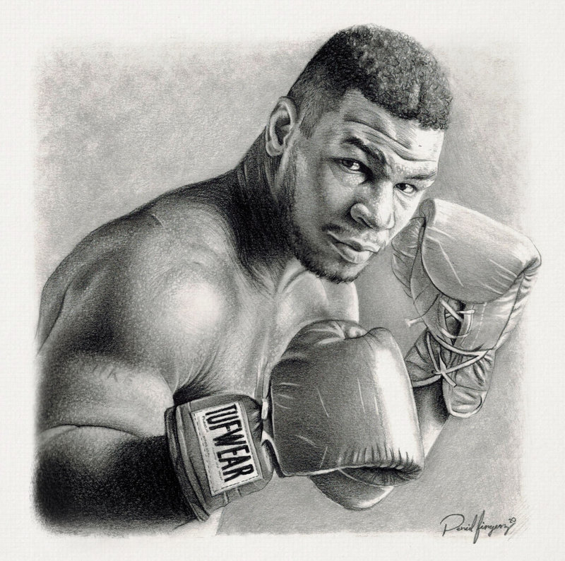 Mike Tyson Drawing  Scribble Art by Vince Low  Scribble art Mike tyson  Remembrance day art