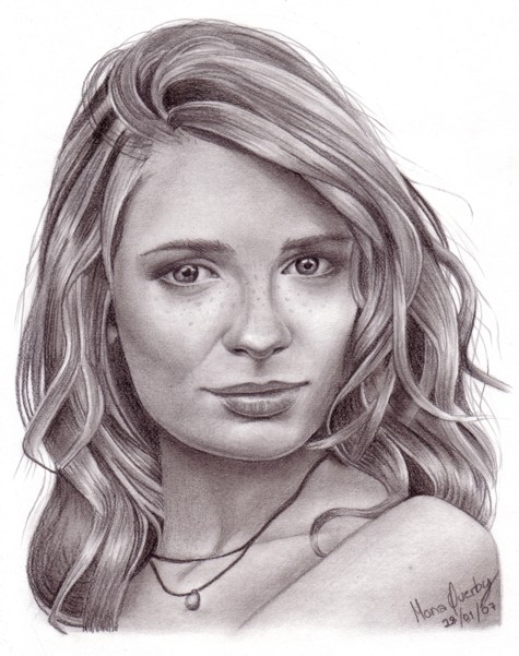 Mischa Barton Drawing Picture | Drawing Skill