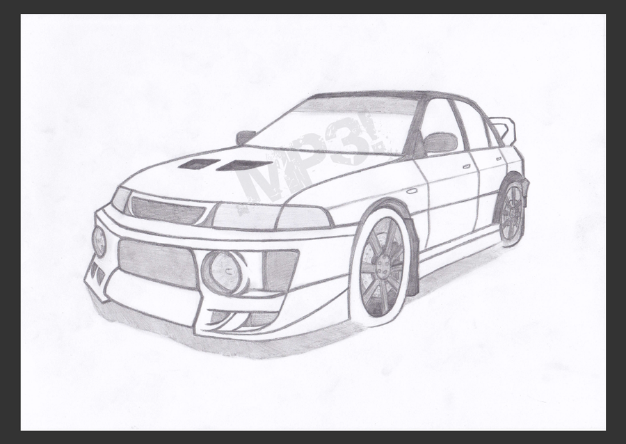 Mitsubishi Drawing Pic
