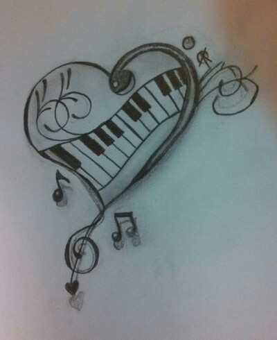 Music Notes Image Drawing