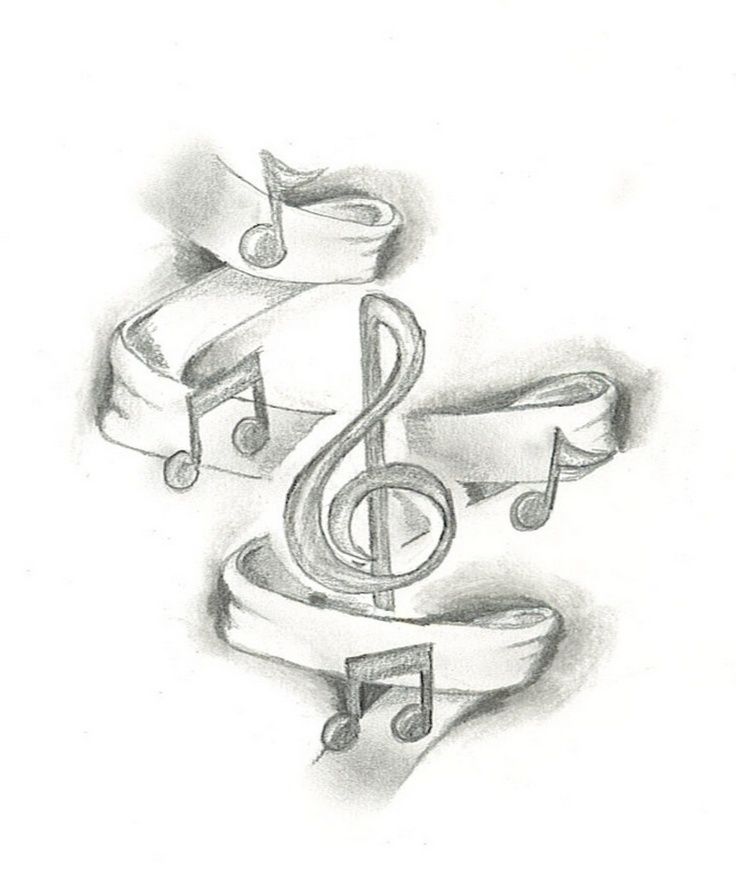 Music Notes Pic Drawing