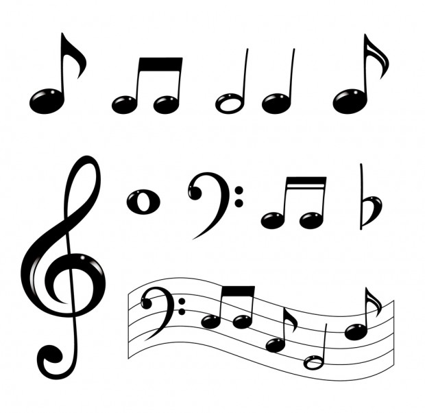 Music Notes Picture Drawing