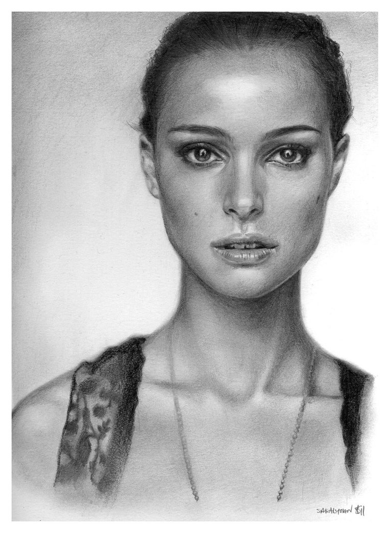 Natalie Portman Art Drawing