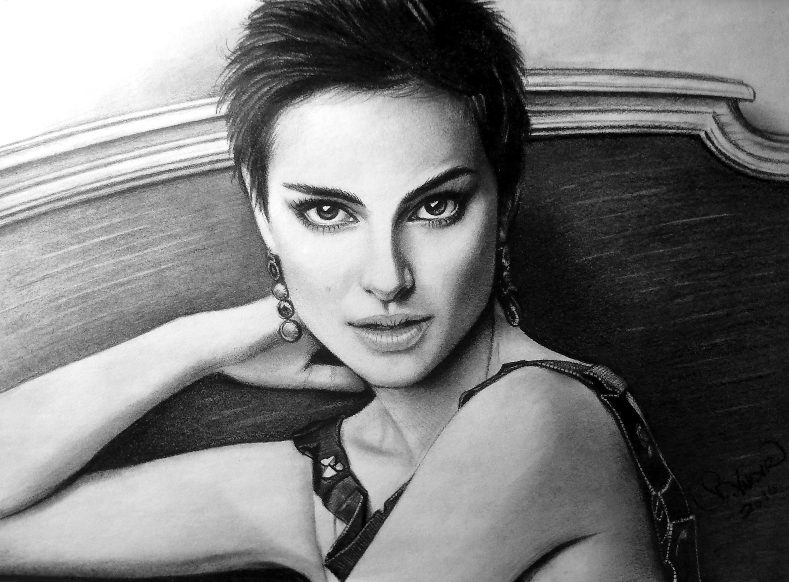 Natalie Portman Drawing Amazing