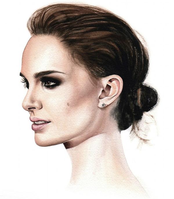 Natalie Portman Drawing Art