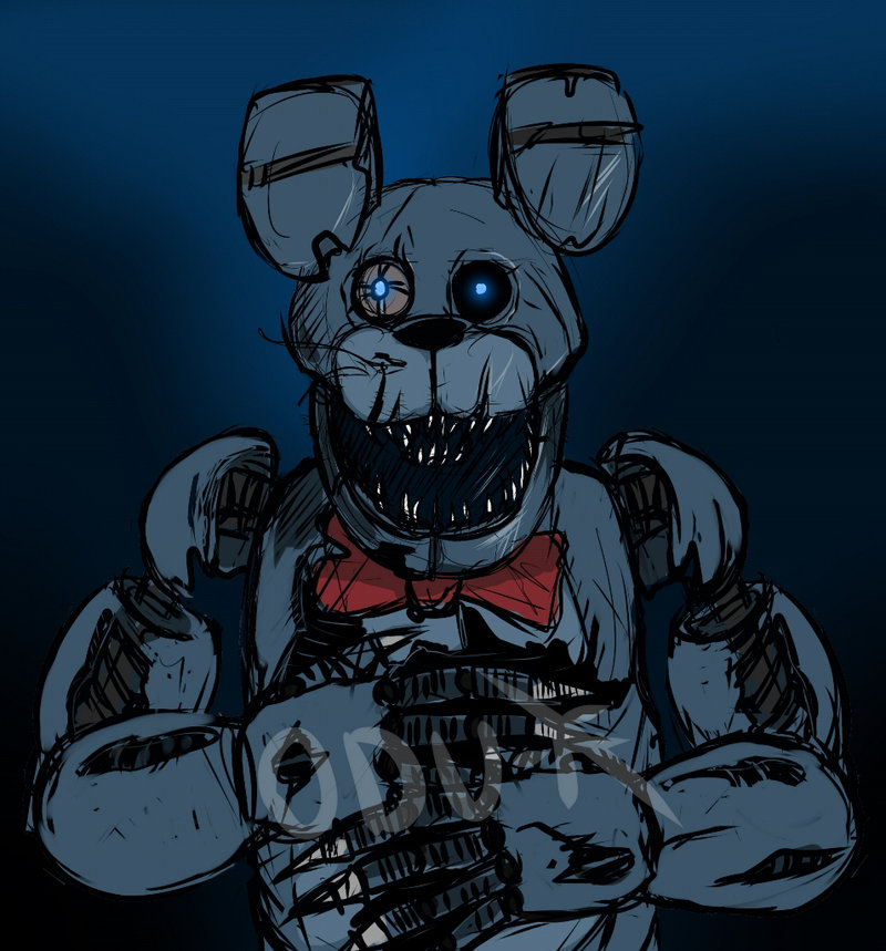 Nightmare Bonnie Drawing Realistic