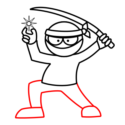 Ninja Drawing Picture