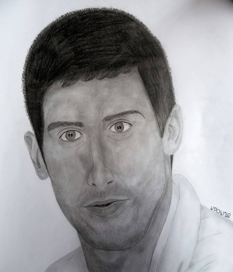 Novak Djokovic Drawing Photo