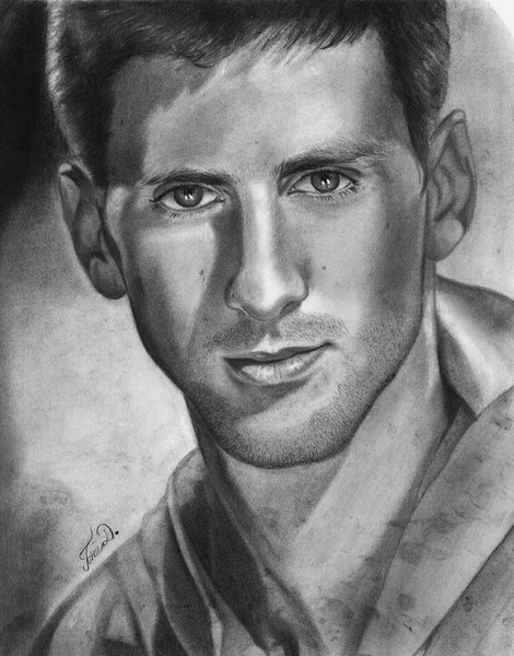 Novak Djokovic Drawing Picture