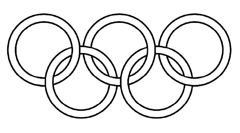 Olympic Rings Drawing Pic