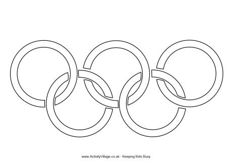 Olympic Rings Photo Drawing