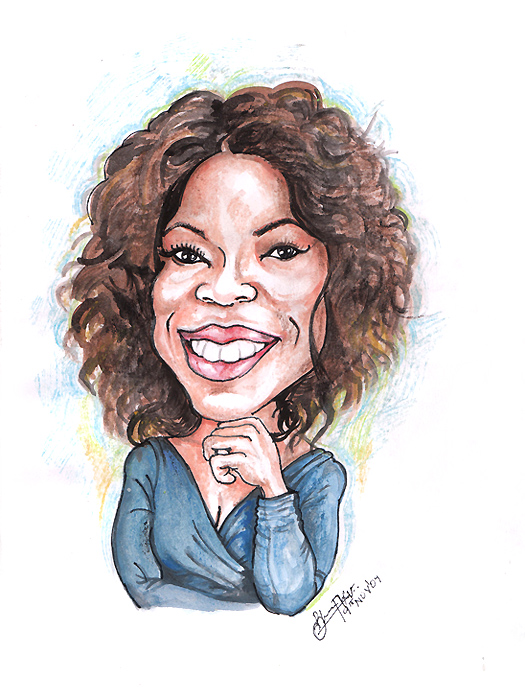 Oprah Winfrey Drawing Amazing