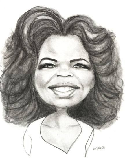Oprah Winfrey Drawing Beautiful Image