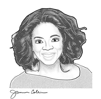 Oprah Winfrey Drawing High-Quality