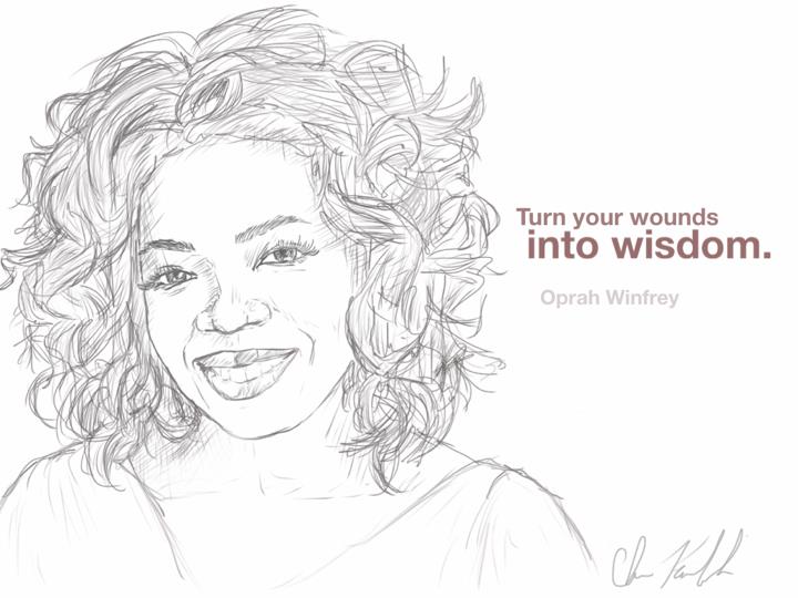 Oprah Winfrey Drawing Photo