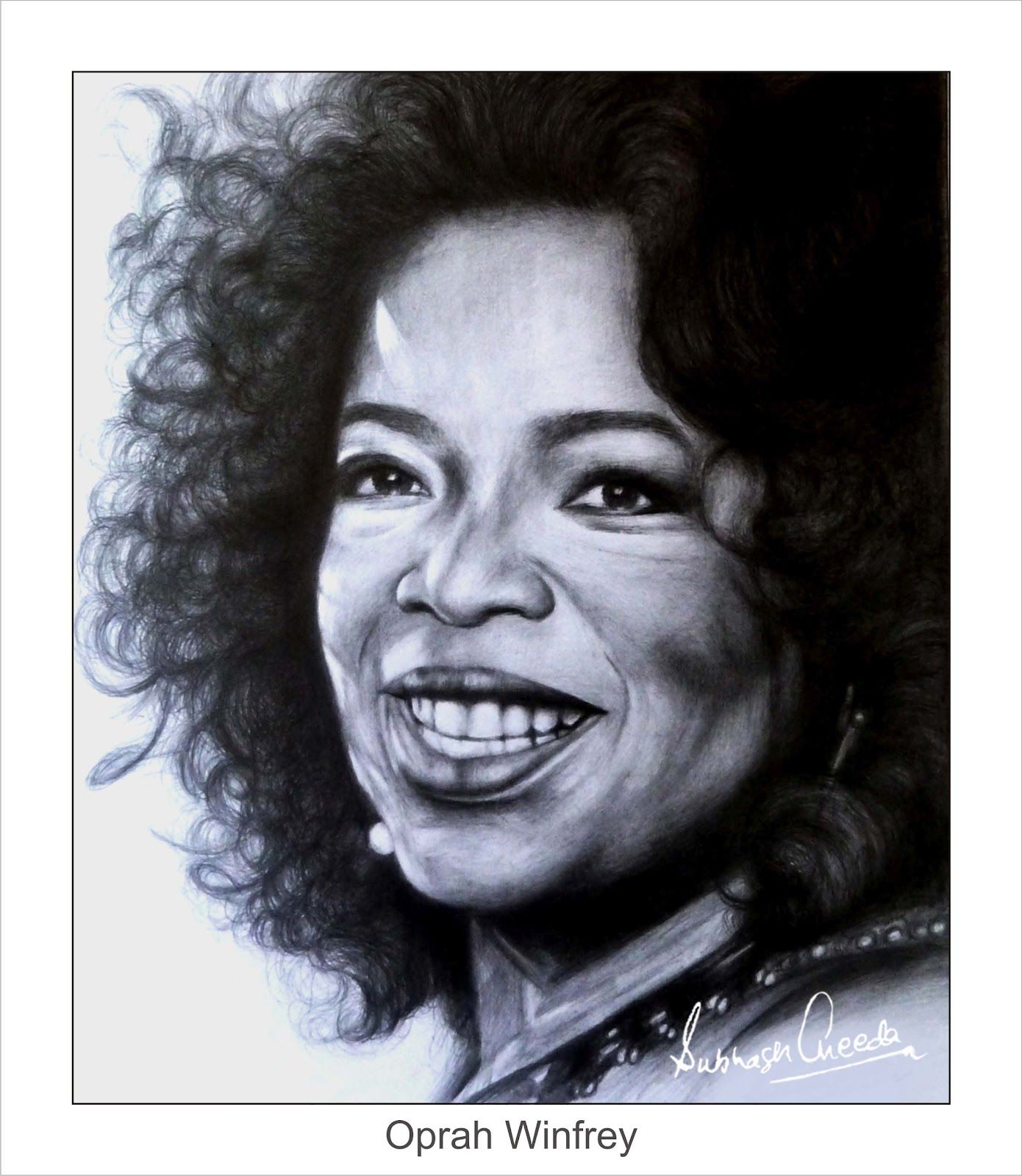 Oprah Winfrey Drawing Picture