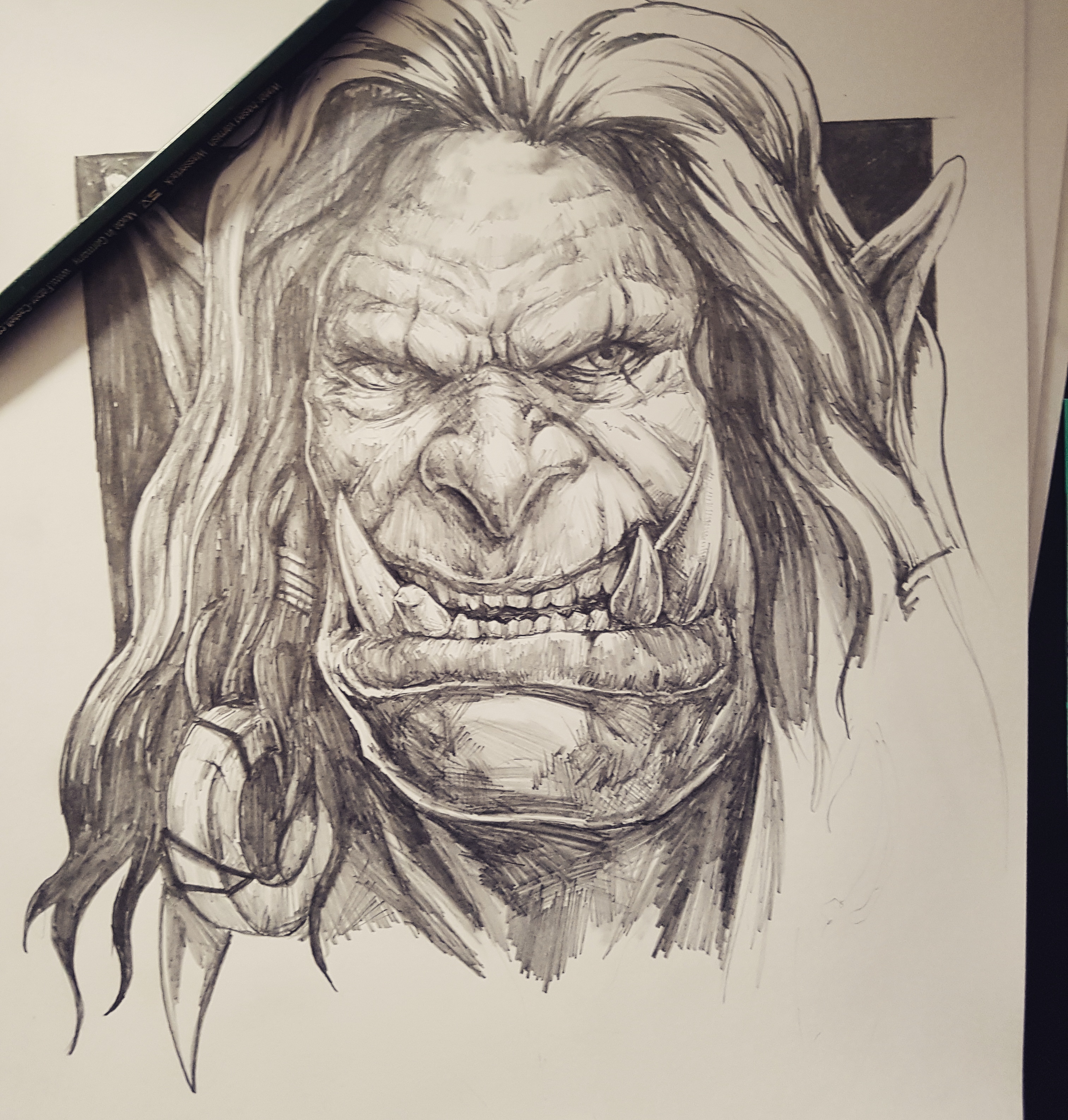Orc Drawing Photo