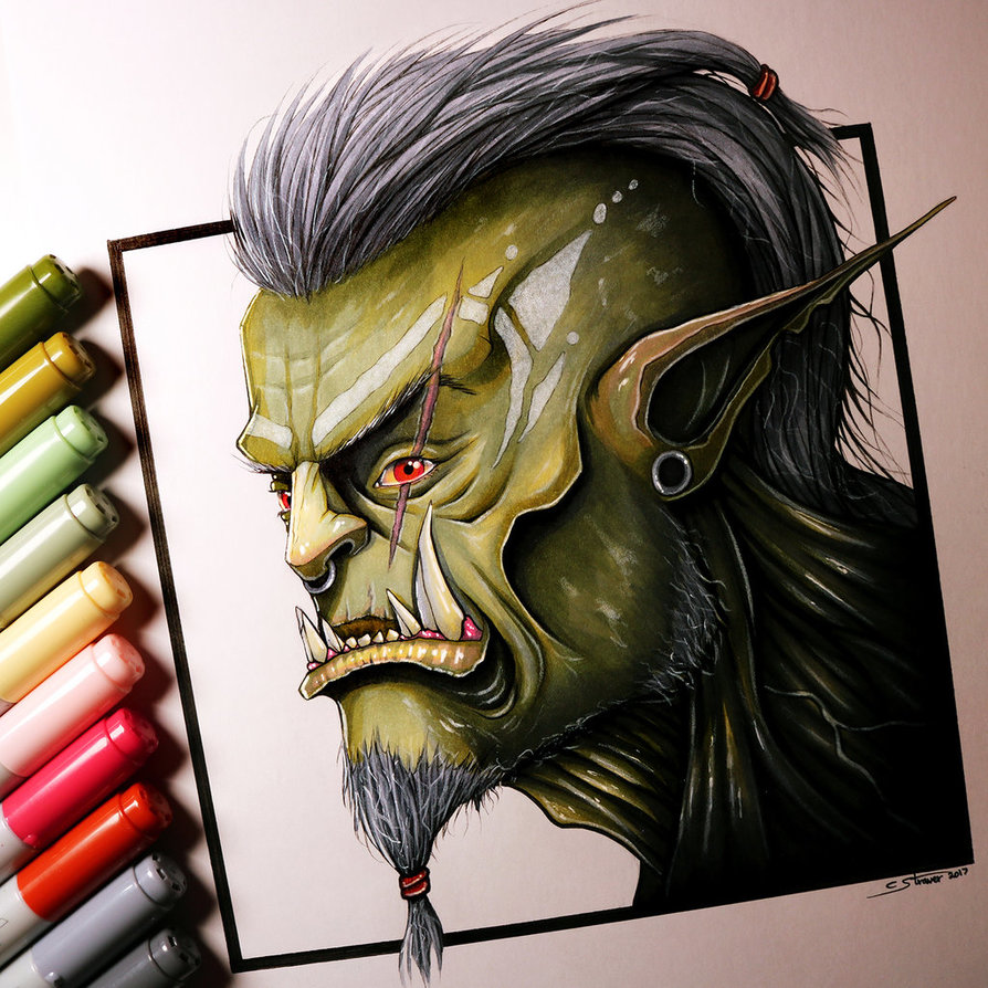 Orc Drawing Realistic