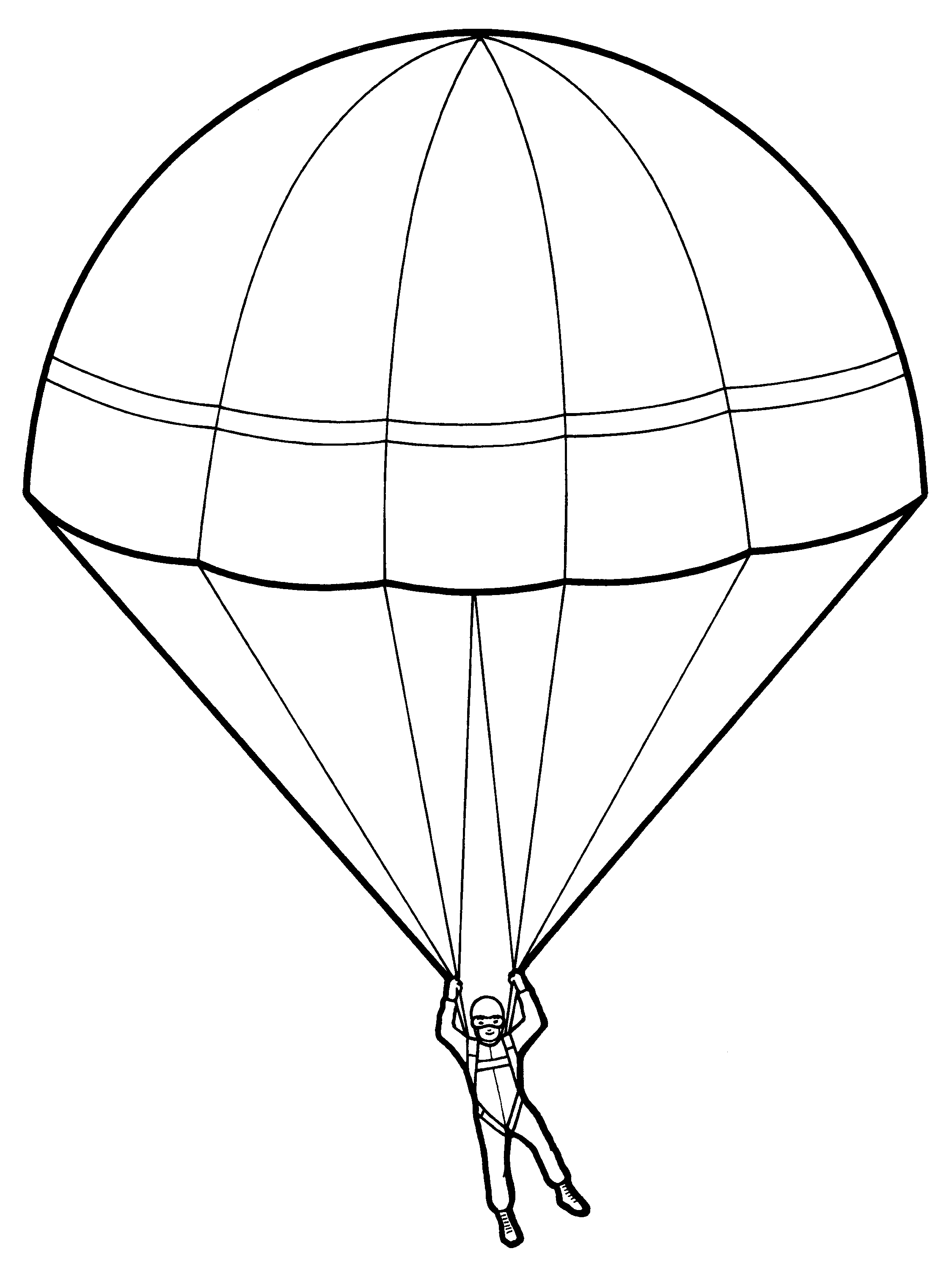 Parachute Drawing Best