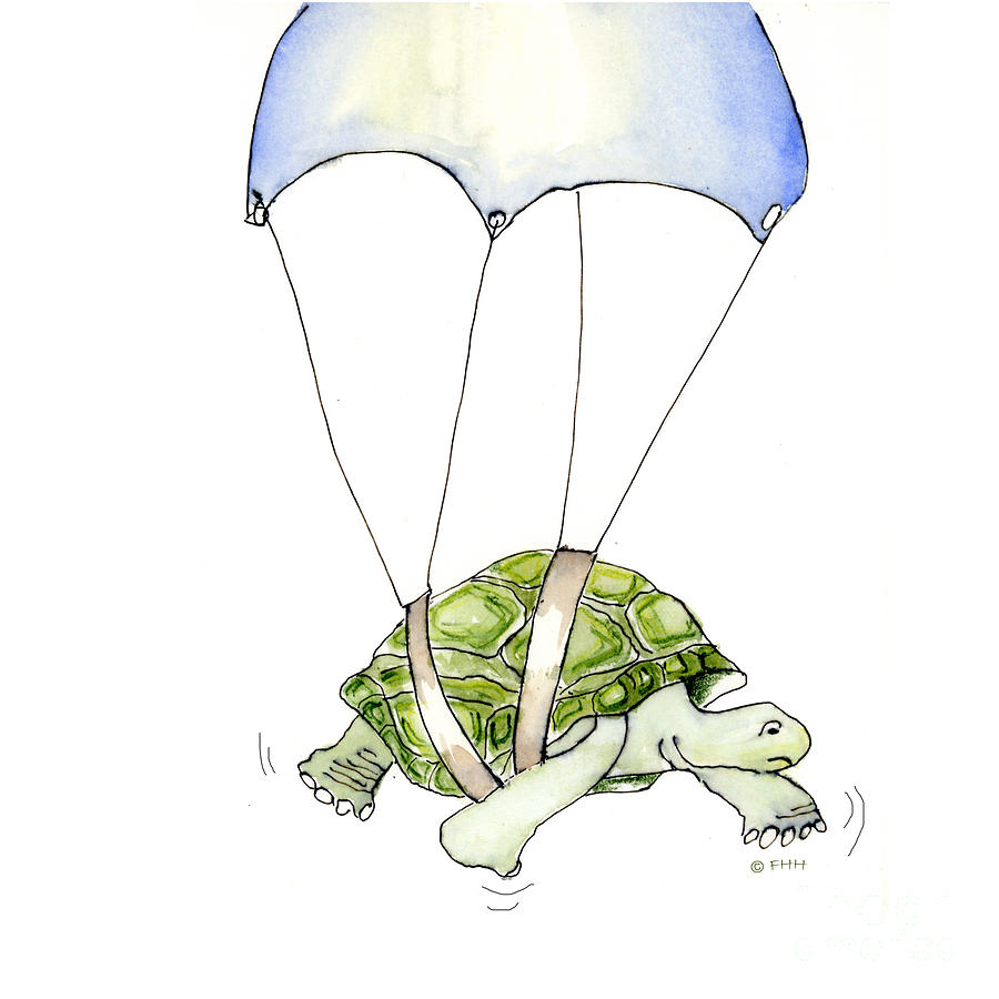 Parachute Drawing High-Quality