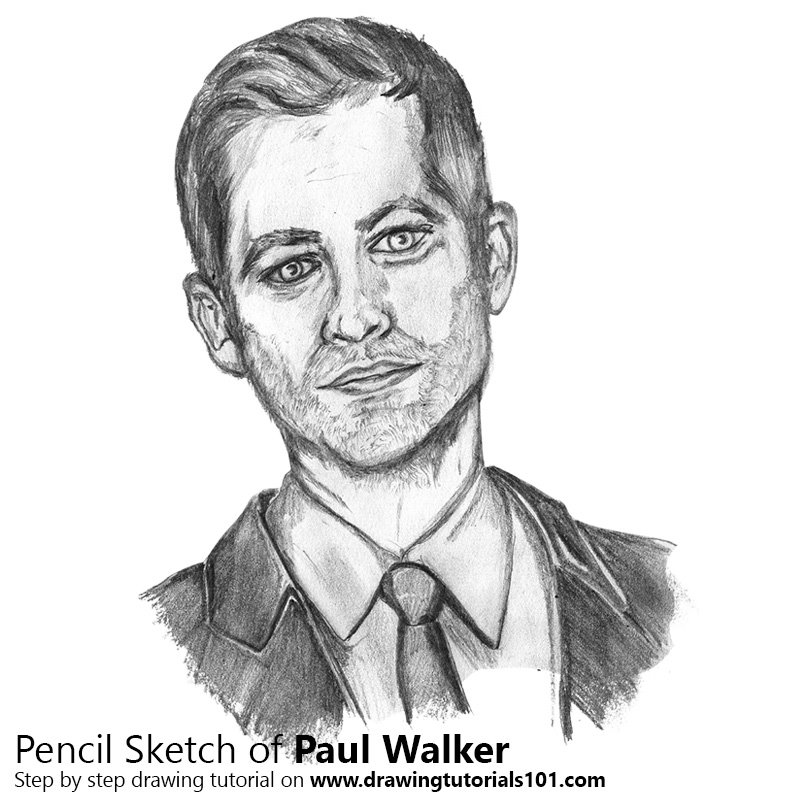 Paul Walker Drawing Creative Art