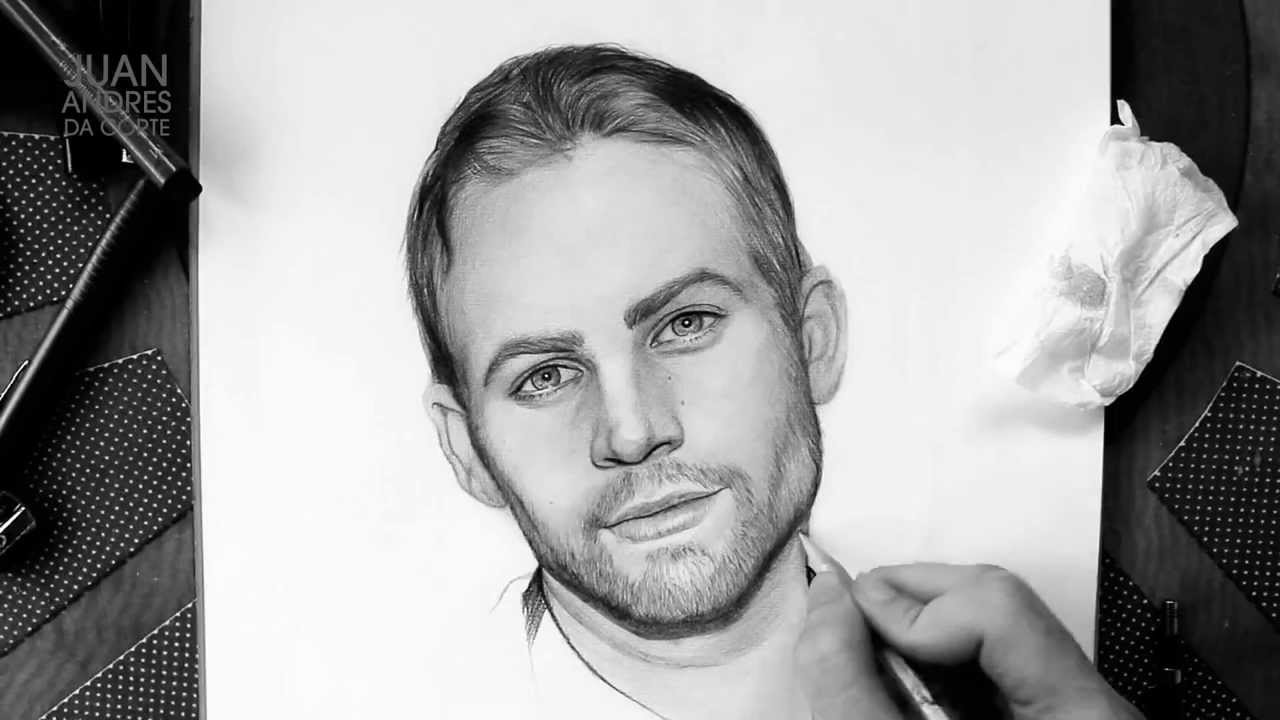 Paul Walker Drawing Pic