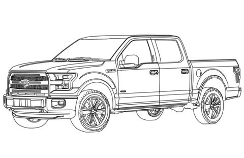 Pickup Truck Drawing Picture
