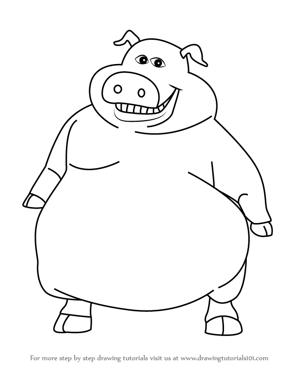 Pig Drawing Amazing