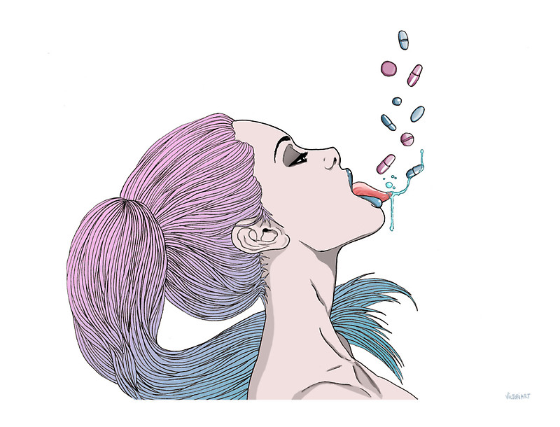 Pills Image Drawing