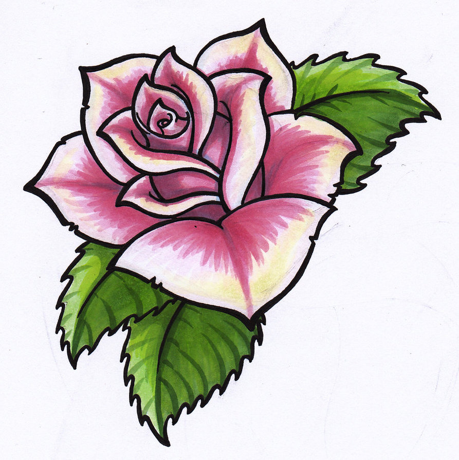Top more than 148 pink rose drawing - vietkidsiq.edu.vn