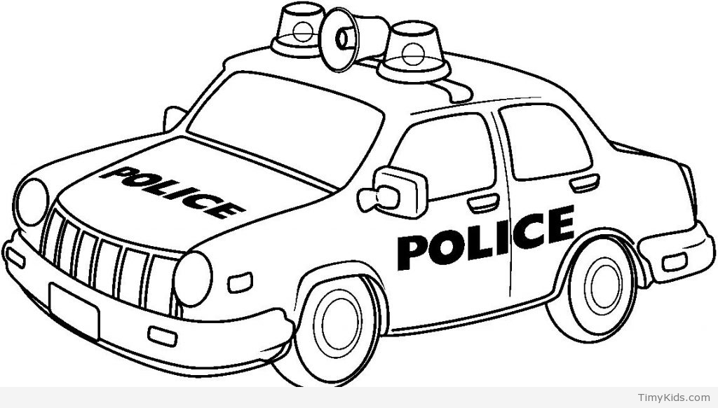 Police Car Drawing Beautiful Image