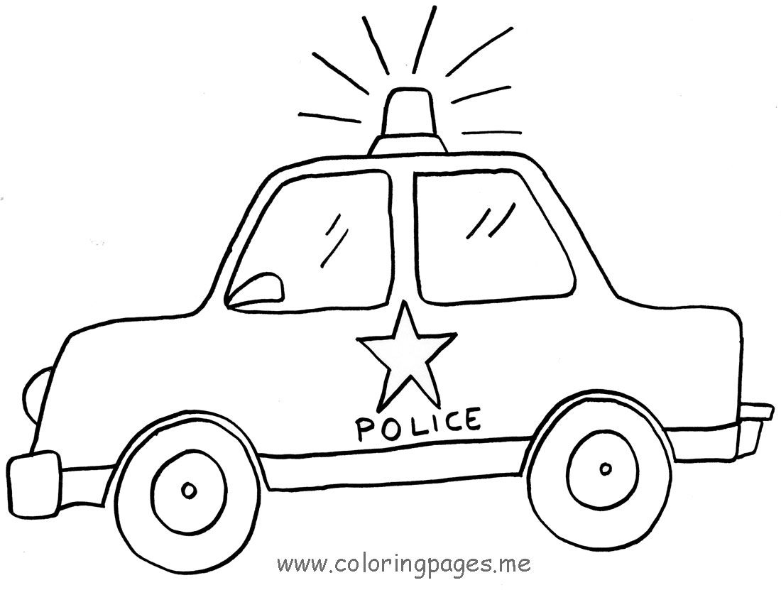 Police Car Drawing Pics