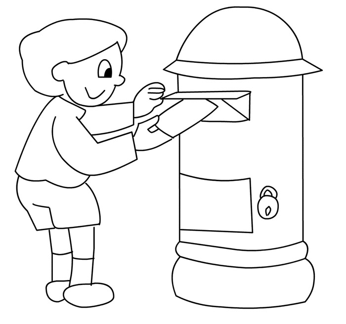 Postbox Photo Drawing