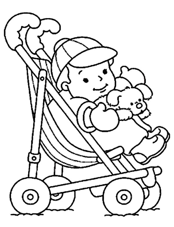 Pram Baby Drawing Pic