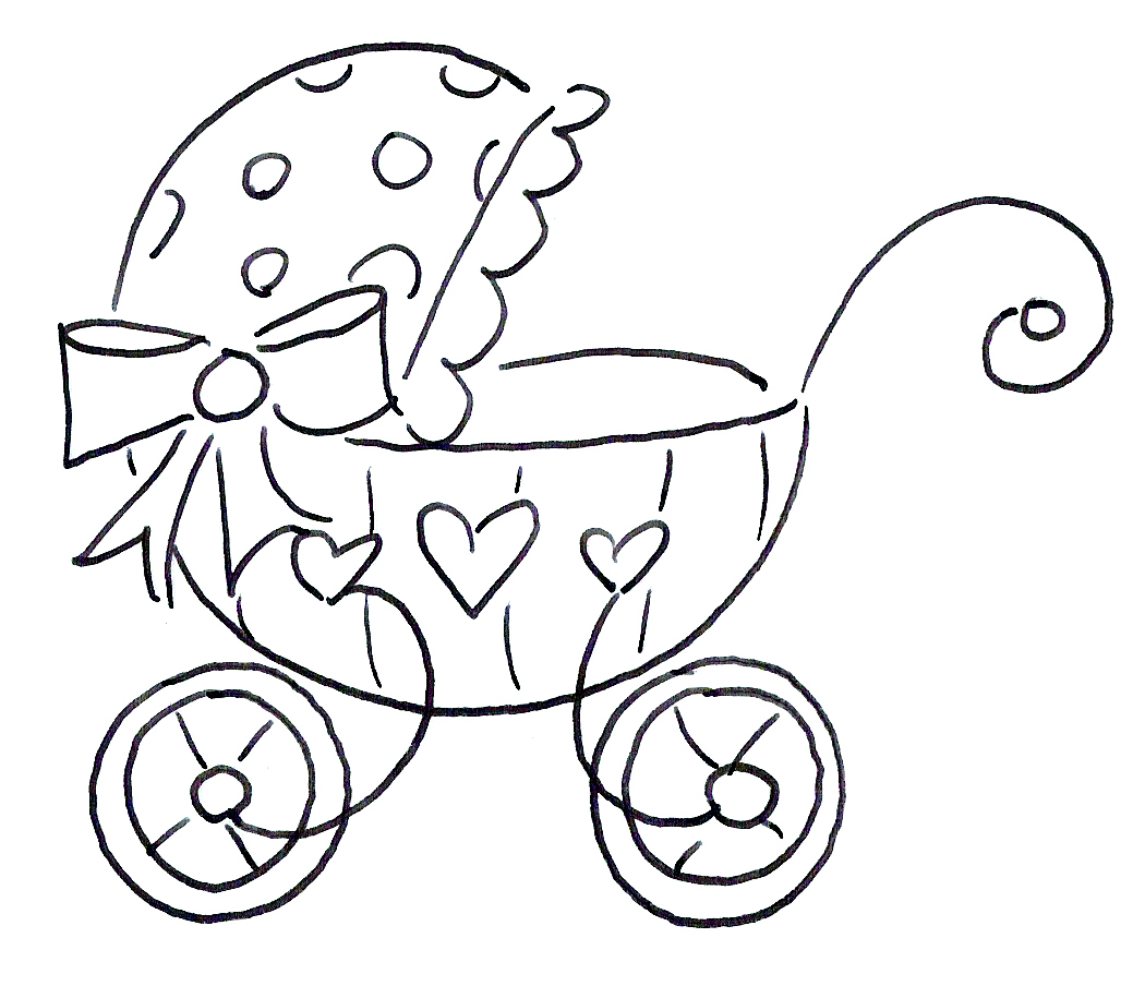 Pram Baby Drawing