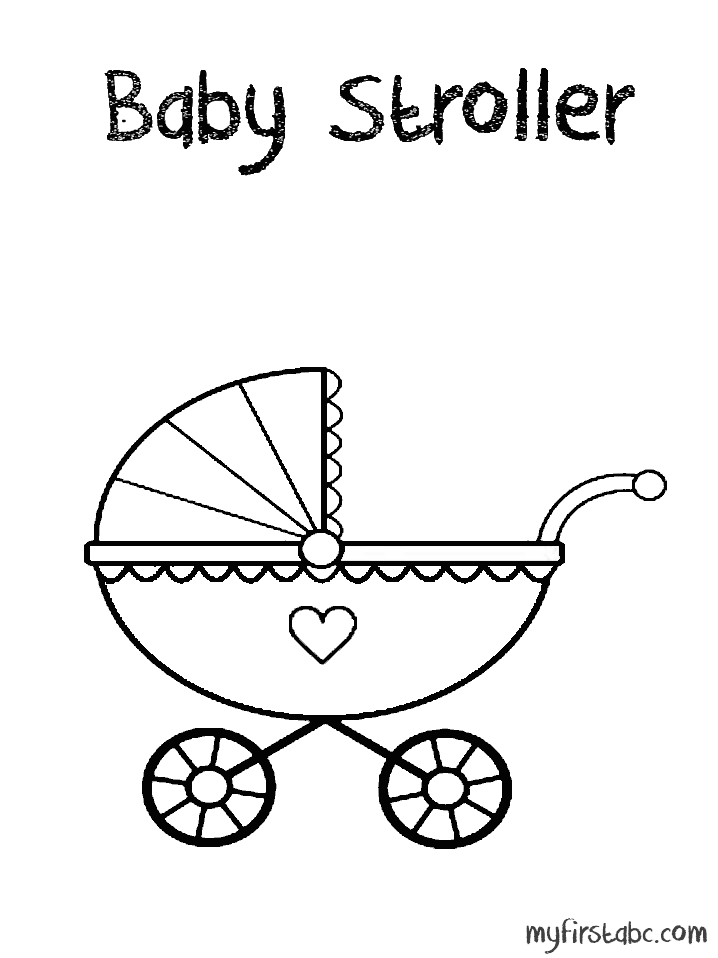 Pram Baby Picture Drawing