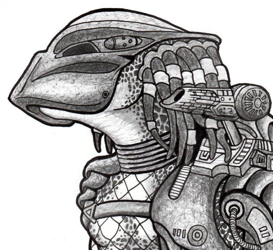 Predator Beautiful Image Drawing