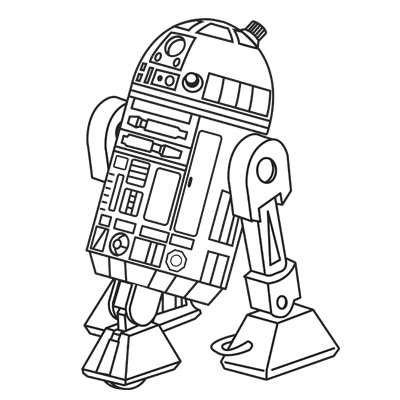 R2 D2 Drawing High-Quality - Drawing Skill