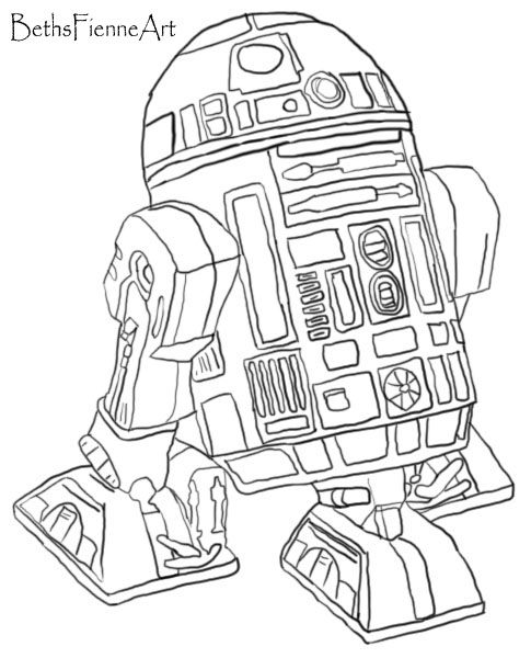 R2 D2 Drawing Realistic