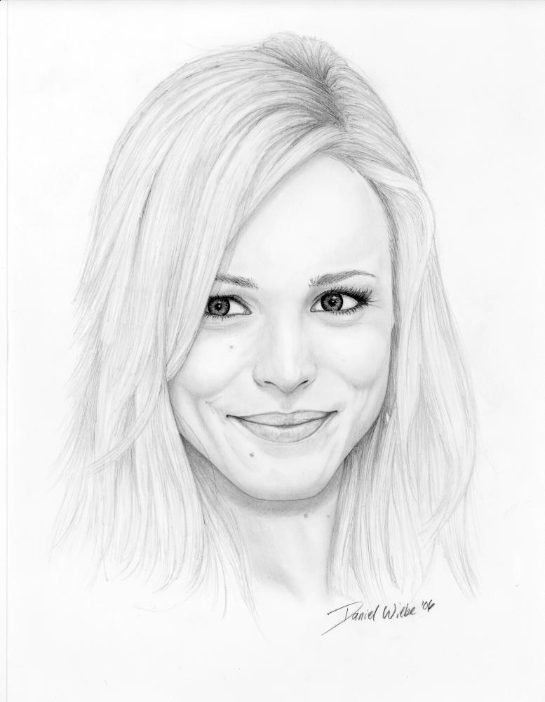 Rachel Mcadams Drawing Amazing