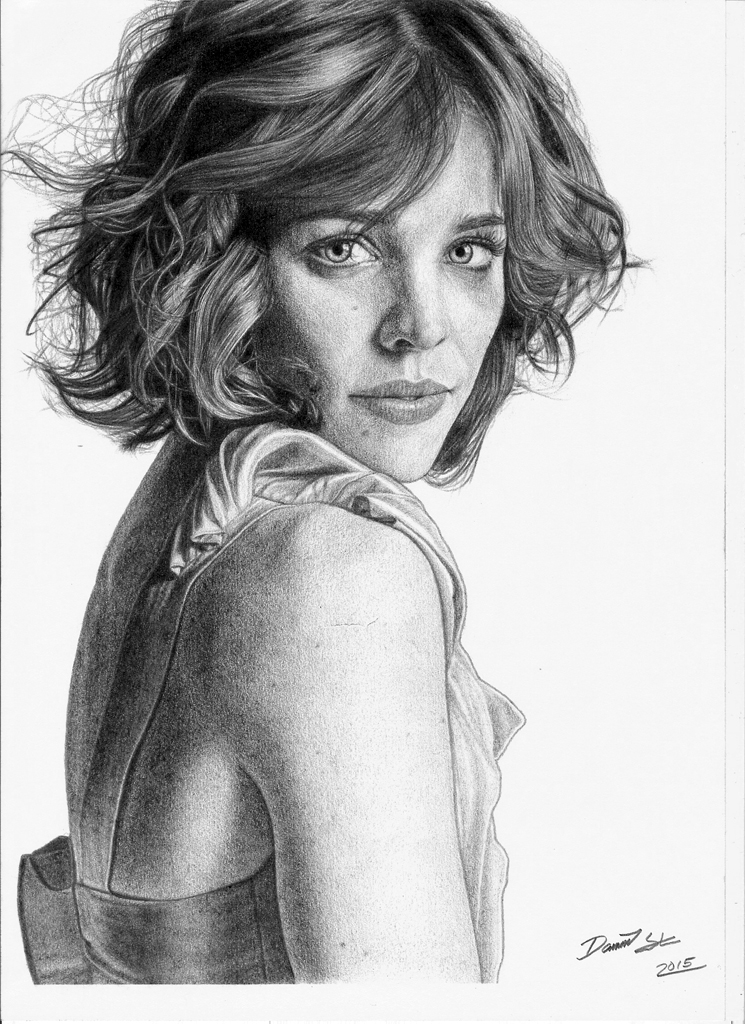 Rachel Mcadams Drawing Art