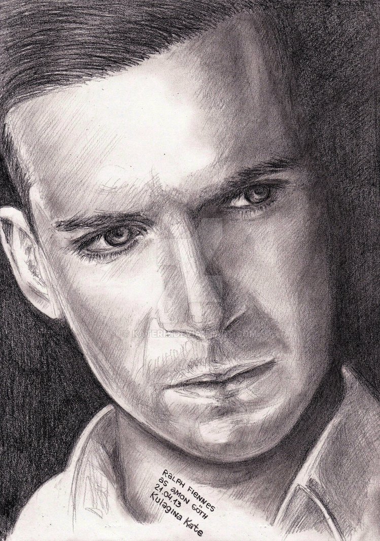 Ralph Fiennes Drawing Pic