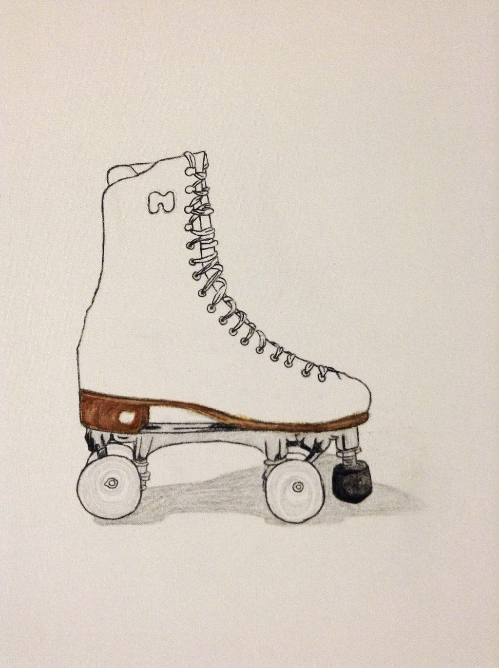 Roller Skates Image Drawing