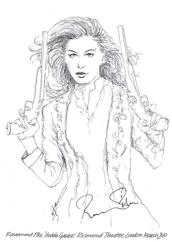 Rosamund Pike Drawing Best