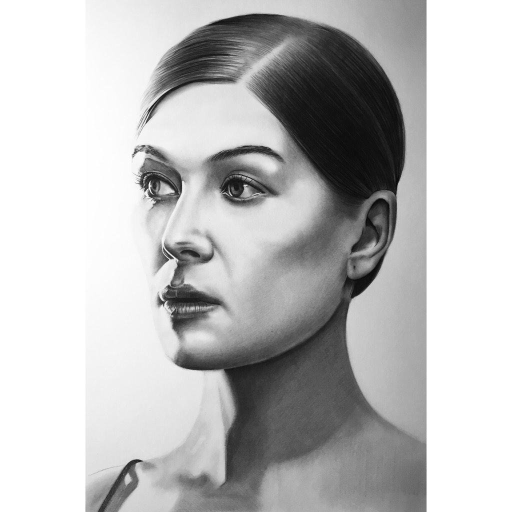 Rosamund Pike Drawing Photo